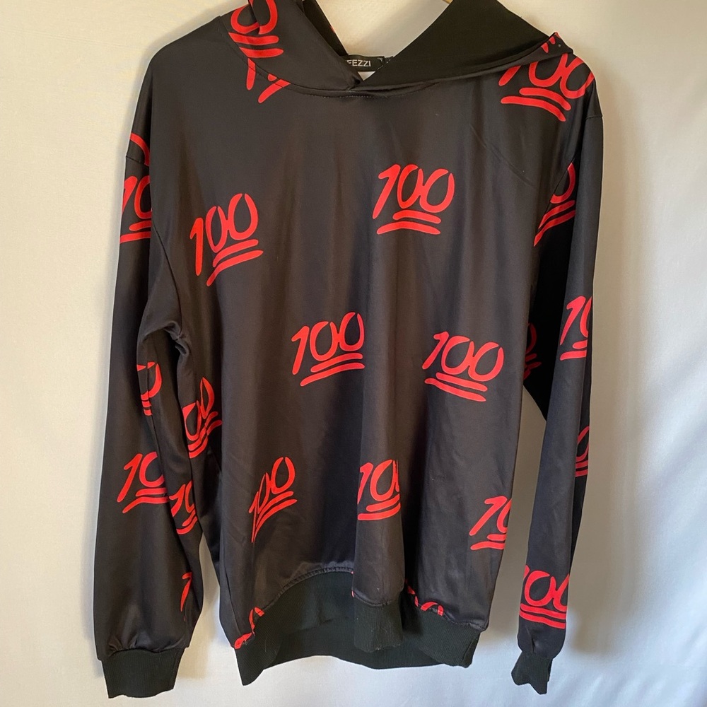 Like New Yeezzi 100% black satin hoodie 3/$18